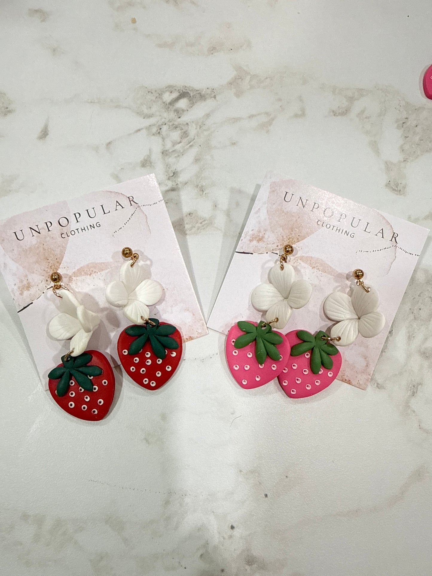 Blooming Strawberry Earrings