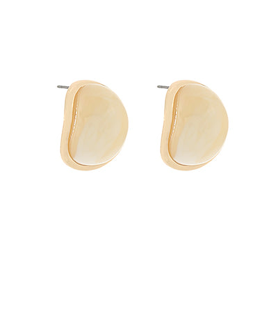 Dome Stone Earrings