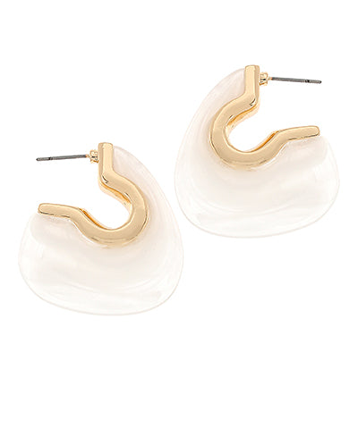 Geometric Triangle Earrings