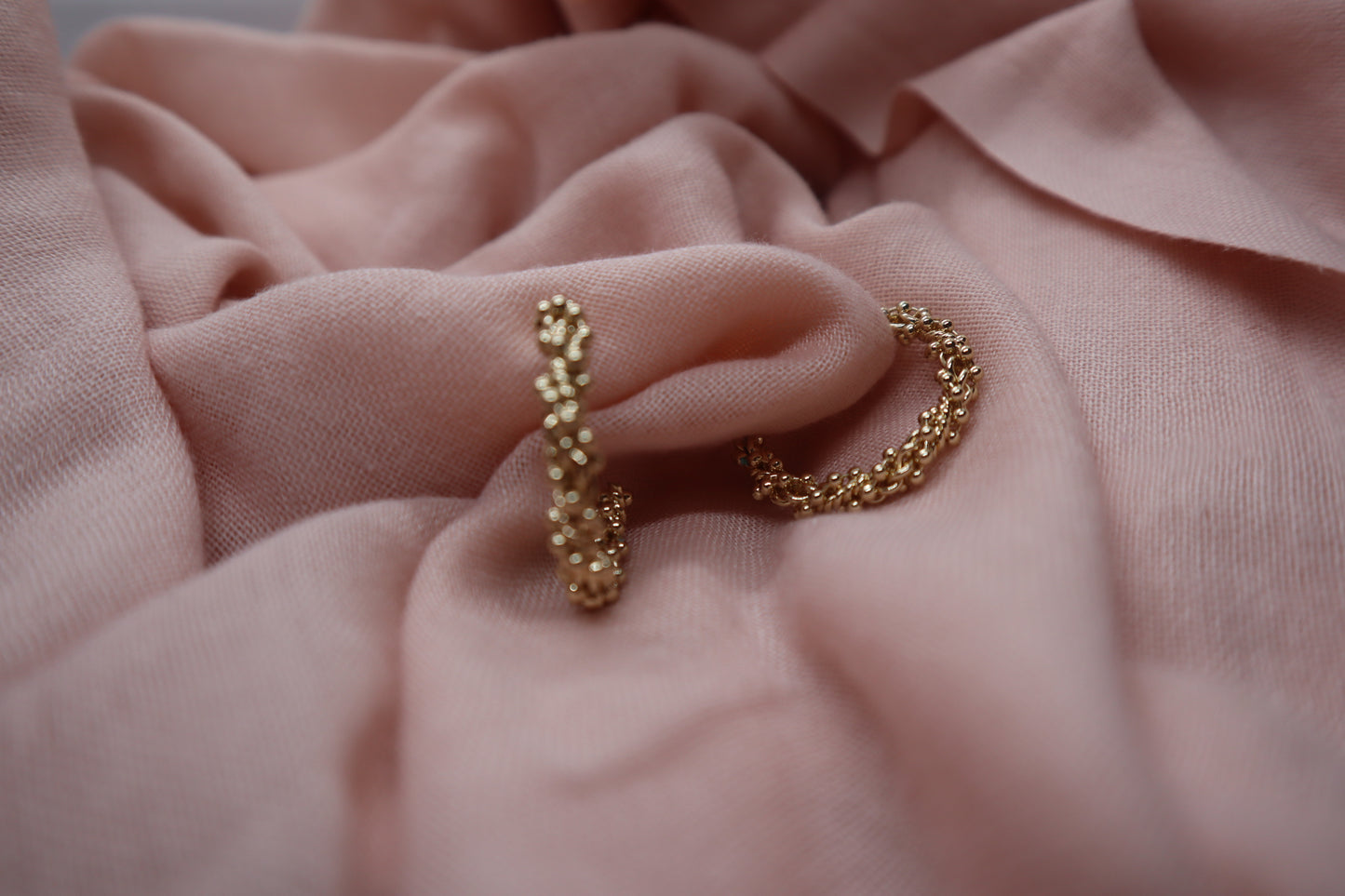 Ball Twisted Hoops