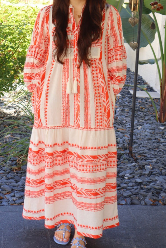 Maxi Patterned Dress