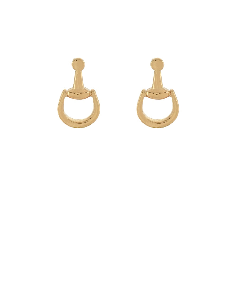 Mini Horsebit Earrings