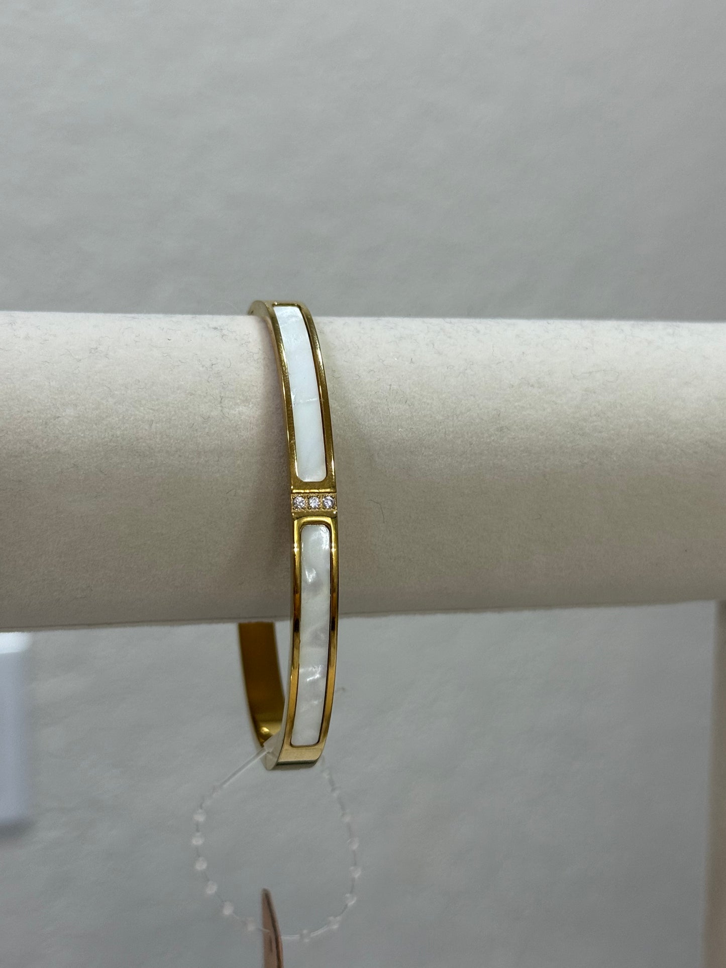 White Gold Bangle
