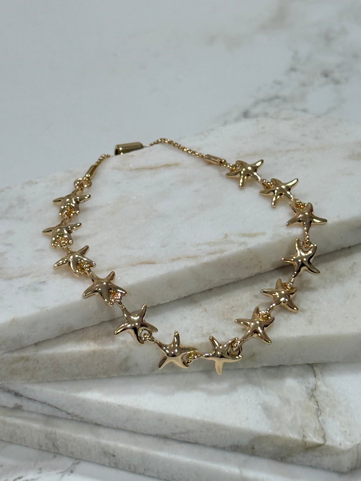 Linked Starfish Bracelet