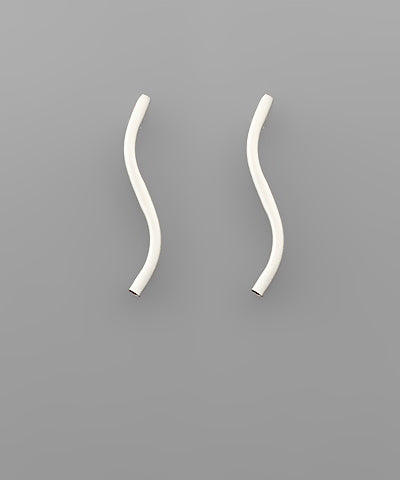 Wave Tube Earrings