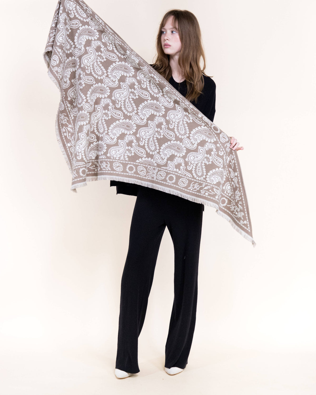 Paisley Triangle Scarf