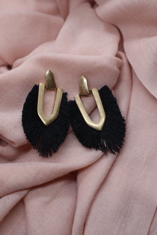 Black & Gold Feather