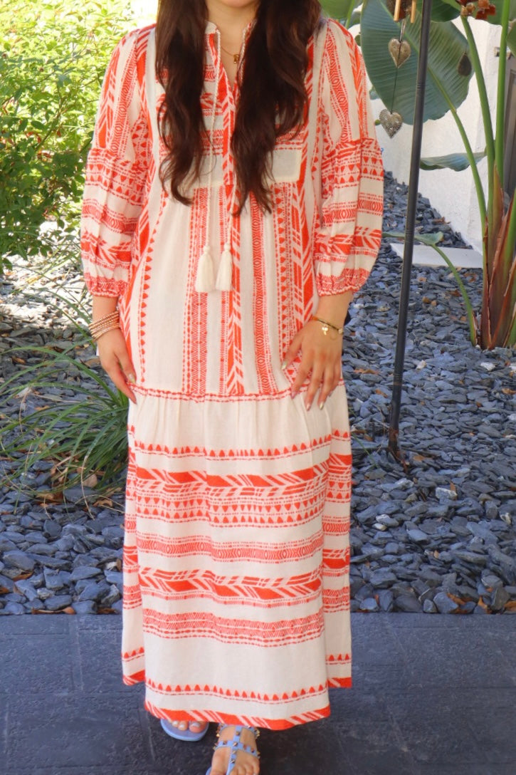Maxi Patterned Dress