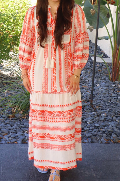 Maxi Patterned Dress