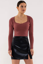 Load image into Gallery viewer, Rib Knit Long Sleeve Top
