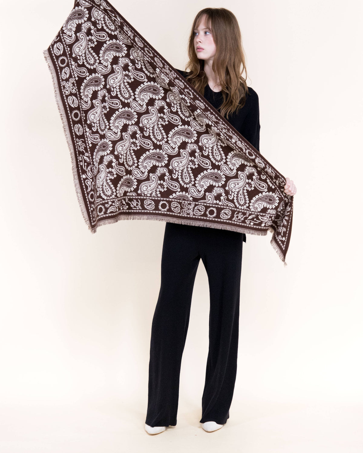 Paisley Triangle Scarf