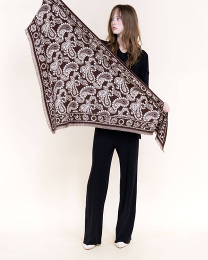 Paisley Triangle Scarf