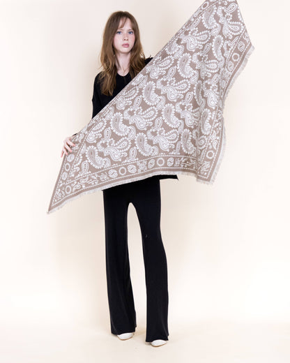 Paisley Triangle Scarf