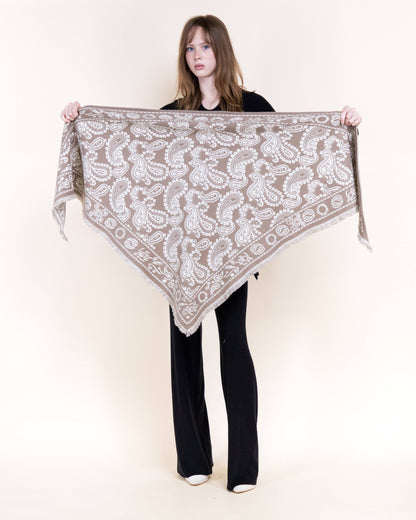 Paisley Triangle Scarf
