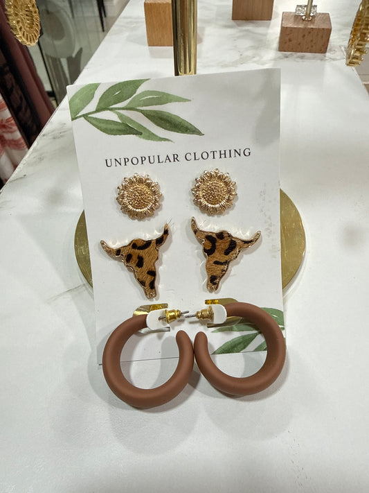 Rodeo Trio Earrings