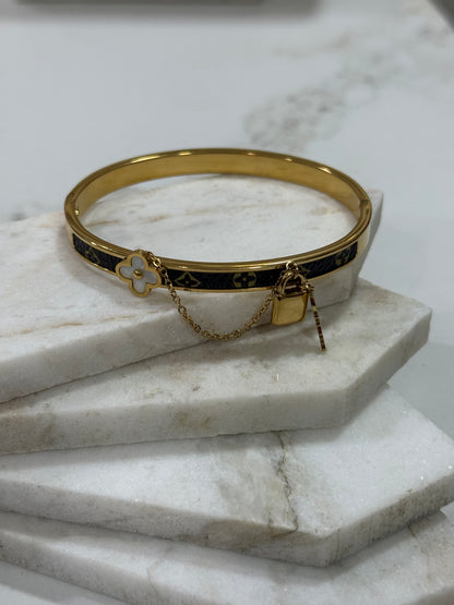 LV Lock Bracelet Replica
