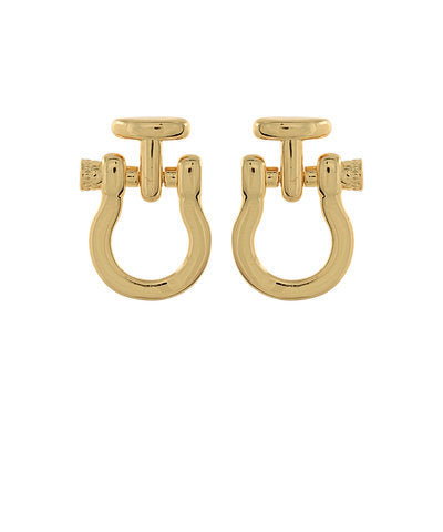Horsebit Earrings