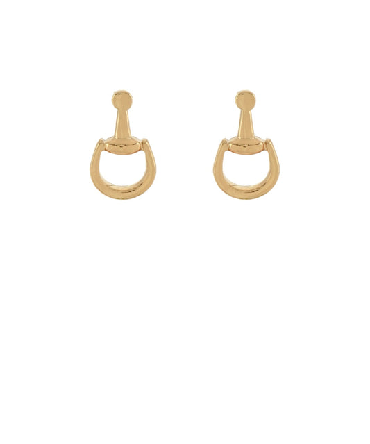 Mini Horsebit Earrings
