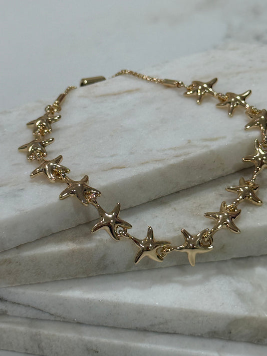 Linked Starfish Bracelet