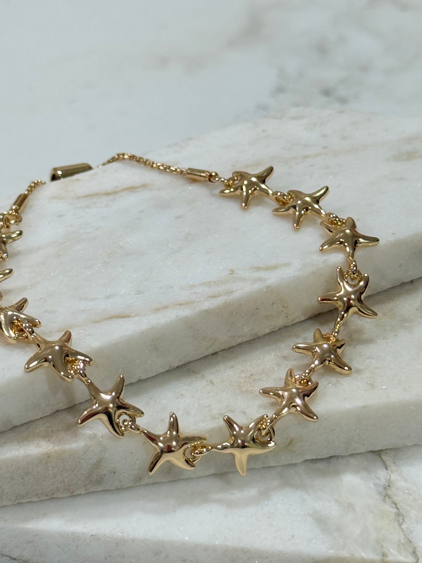 Linked Starfish Bracelet