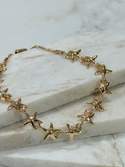 Linked Starfish Bracelet