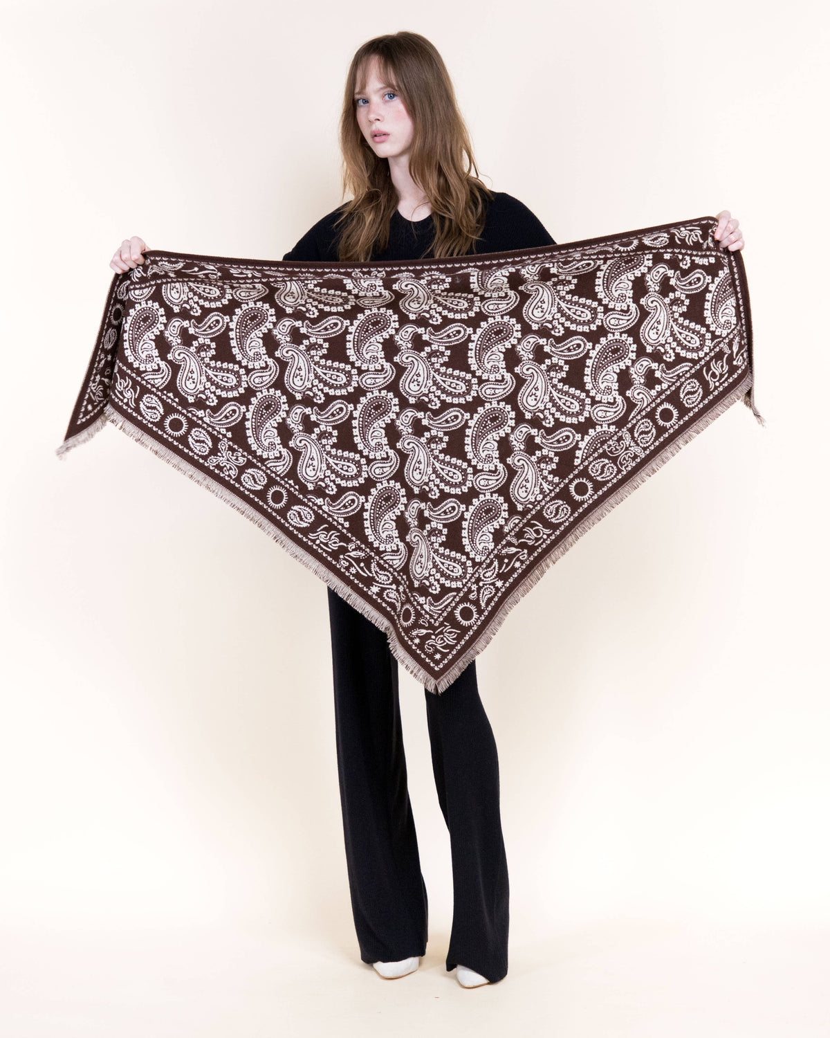 Paisley Triangle Scarf
