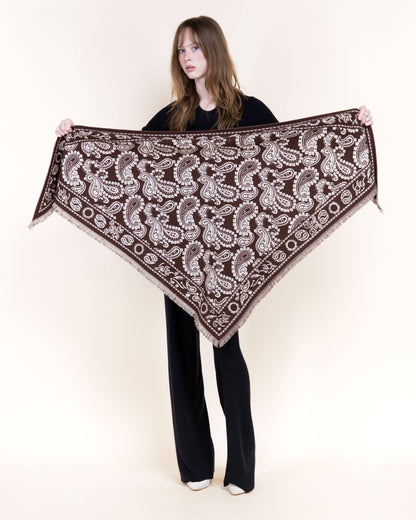 Paisley Triangle Scarf