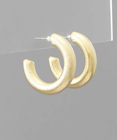 Chunky Gold Hoops