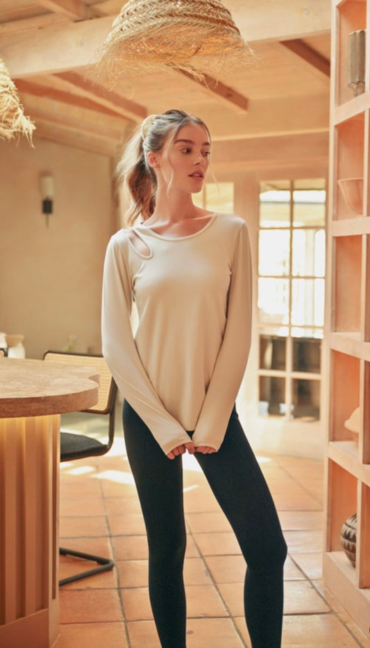 Asymmetrical Long Sleeve Top